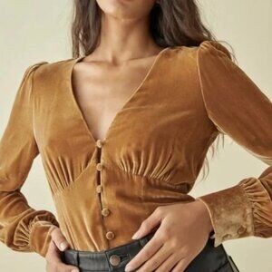 Reformation Seraphine Top in Reyes